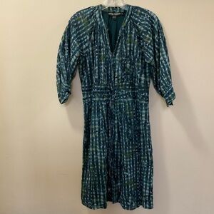 Little Journey Chicago Jane Multicolored Drawstring Waist Dress Size Small